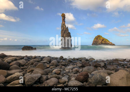 Porto Moniz, Ribeira da Janela, Madeira, Portugal, Europa Stockfoto