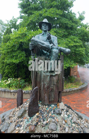 John Ford Statue in Portland Maine Stockfoto