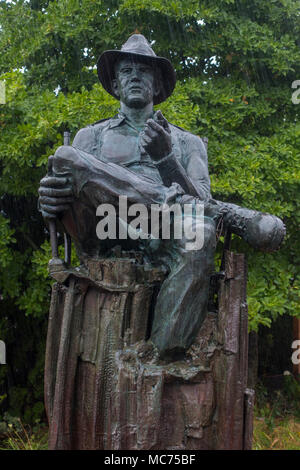 John Ford Statue in Portland Maine Stockfoto