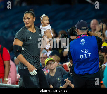 Valerie Adams - Leichtathletik Tag 9 - Commonwealth Games 2018 Stockfoto