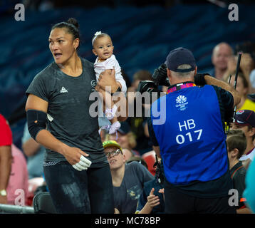 Valerie Adams - Leichtathletik Tag 9 - Commonwealth Games 2018 Stockfoto