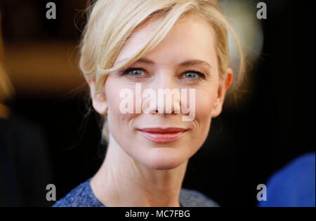 Zürich, Schweiz. 27 Sep, 2014. Zürich, Schweiz - 27 September 2014: IWC Schaffhausen mit Hollywood Schauspielerin Cate Blanchett, Kate | Verwendung der weltweiten Kredit: dpa/Alamy leben Nachrichten Stockfoto