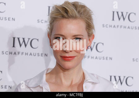 Zürich, Schweiz. 27 Sep, 2014. Zürich, Schweiz - 27 September 2014: IWC Schaffhausen mit Hollywood Schauspielerin Cate Blanchett, Kate | Verwendung der weltweiten Kredit: dpa/Alamy leben Nachrichten Stockfoto