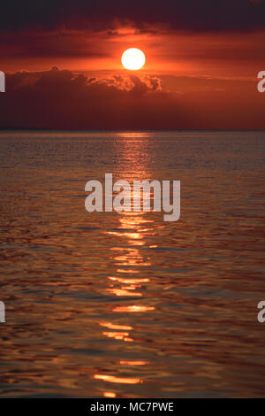 Malerische natürlich der goldene Stunden Sonnenuntergang Stockfoto