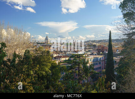 Skyline der Stadt Rom, Italien Stockfoto