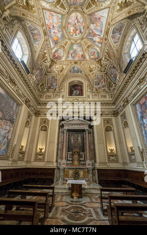 Seite Kapelle von der Basilika Santa Maria in Trastevere Stockfoto