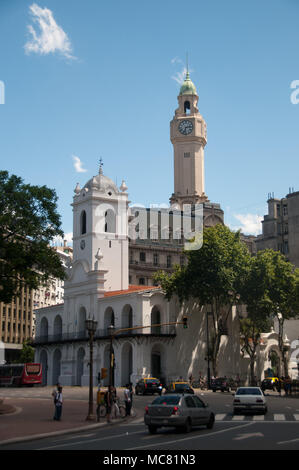 Diese ehemalige öffentliche Gebäude von Buenos Aires ist heute ein Museum. Stockfoto