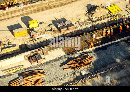 Baustelle Stockfoto