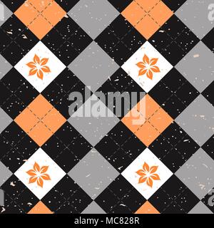 Nahtlose argyle Muster. Diamond formen Hintergrund. Vector EPS Stock Vektor