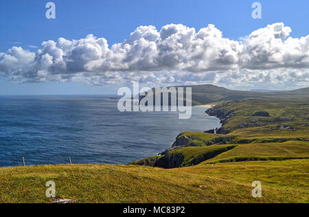 Blick von der Leuchtturm am Cape Wrath, Highlands, Schottland Stockfoto