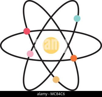 Physik Wissenschaft orbit atom Bildung Stock Vektor