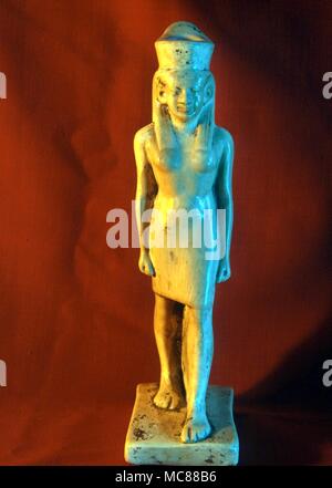 Kerzenhalter pharaonischen Kerzenhalter - vielleicht der Isis oder einer pharaonischen Königin. Sammlung von Ray Sherwin Stockfoto