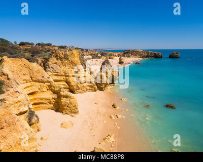 Praia de Sao Rafael (Sao Rafael Strand) in der Region der Algarve, Portugal. Stockfoto