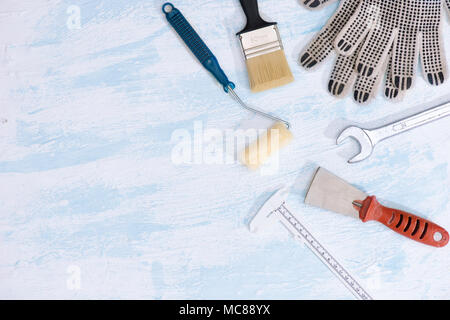 Tools Handbuch Hardware Leerzeichen mit Copyspace. Stockfoto