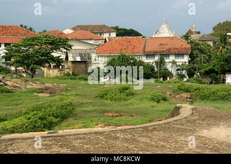 Die Galle Fort, einen alten kolonialen befestigte Bastion in Galle, Sri Lanka, ist von der UNESCO als Weltkulturerbe anerkannt Stockfoto