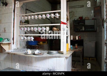 Traditionelles Teehaus in Jeddah Al-Balad Bezirk Stockfoto