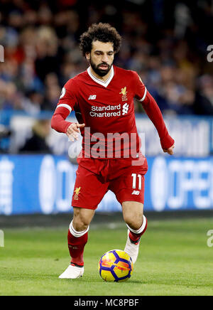 Foto vom 30-01-2018 von Liverpools Mohamed Salah Stockfoto