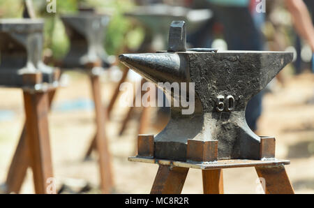 Schmied Amboss close-up Stockfoto