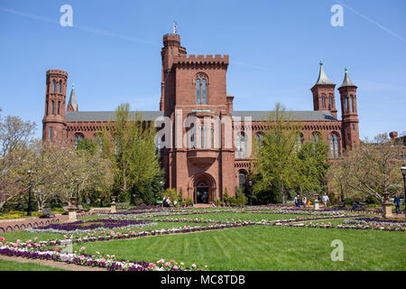 Smithsonian Castle, Washington, DC, USA Stockfoto