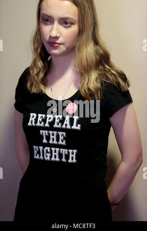 Menschen nehmen an einer Kundgebung für Gleichheit, Freiheit & Amp; Wahl von ROSA-sozialistischen feministischen Bewegung an Liberty Hall in Dublin organisiert. Stockfoto