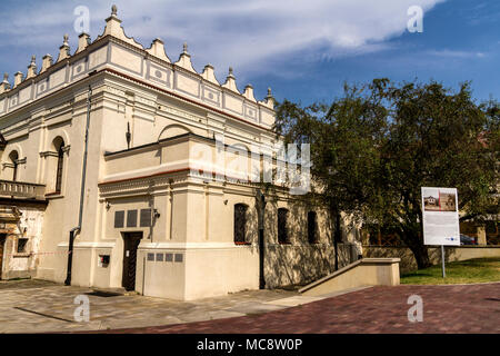 Zamosc - Renaissance Stadt in Mitteleuropa. Jüdische Synagoge. Stockfoto