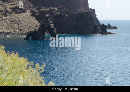 Roque de Bonanza in El Hierro, Kanarische Inseln, Spanien. Stockfoto