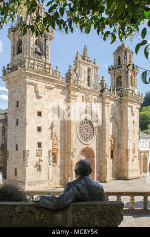 Dom Basilika der Himmelfahrt, Mondonedo, Galizien, Spanien Stockfoto