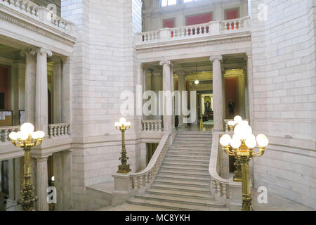 Innenraum der Rhode Island State House in Providence, RI, USA Stockfoto