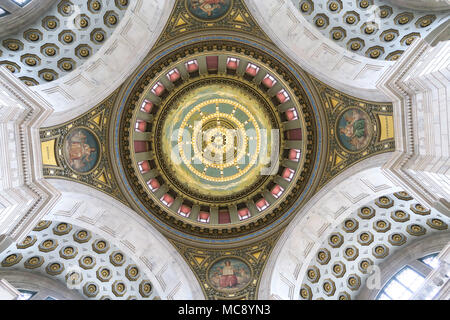 Innenraum der Rhode Island State House in Providence, RI, USA Stockfoto