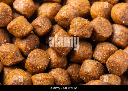 Heimtierfutter Nahaufnahme veiw Stockfoto