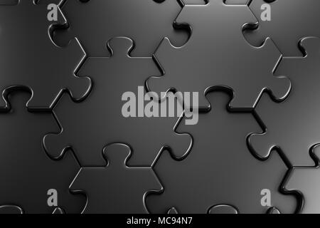 Geometrische Muster von Jigsaw Puzzle Stockfoto