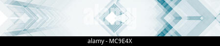 Blaues Glas moderne 3D-Rendering Stockfoto