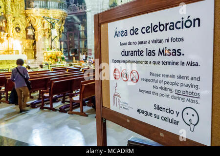 Mexiko-Stadt, Mexiko, Hispanic, Centro historico, historisches Zentrum, Plaza de la Constitucion Constitution Zocalo, Metropolitan Cathedral, Catedral Metr Stockfoto