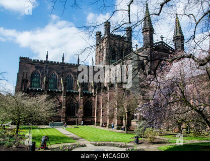 Kathedrale von Chester Stockfoto