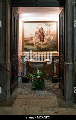 Eine Innenansicht von Sao Domingo Kirche in Lissabon, Portugal Stockfoto