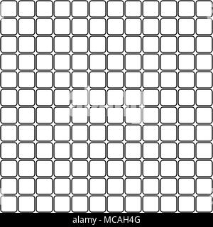 Nahtlose Mosaik Quadrate vector Pattern oder Hintergrund. Stock Vektor
