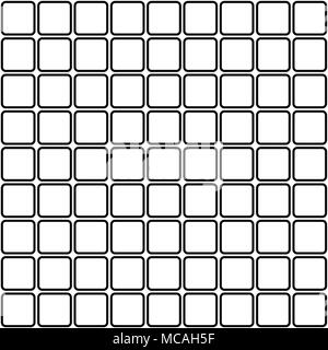 Nahtlose Mosaik Quadrate vector Pattern oder Hintergrund. Stock Vektor