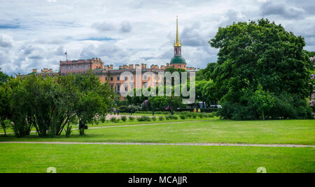 Saint Michael's Schloss Sankt Petersburg Stockfoto