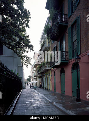 Pirate's Alley, neben St. Louis Kathedrale auf der Jackson Square im Französischen Viertel, Stockfoto