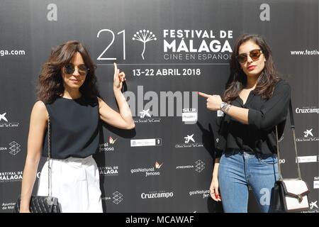 Malaga, Spanien. 14 Apr, 2018. Encuentro sobre el cine Español. 21 EDICION FESTIVAL DE CINE ESPAÑOL DE MÁLAGA "OL Credit: CORDON Cordon Drücken Sie die Taste/Alamy leben Nachrichten Stockfoto