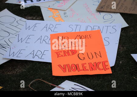 Boston anti-gun März Plakate Stockfoto