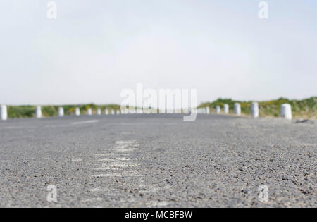 Straße. Paul da Serra. Madeira. Stockfoto