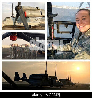 Tech. Sgt. Lindsey Bond, Maintenance Manager, 158 Fighter Wing, Vermont Air National Guard. Stockfoto