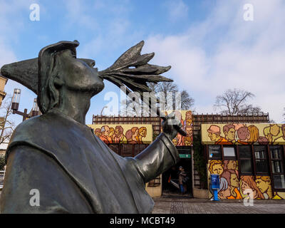 Die Skulptur altimbanques' von benedicte Weis - Place du Theatre, der Stadt Luxemburg, Europa Stockfoto