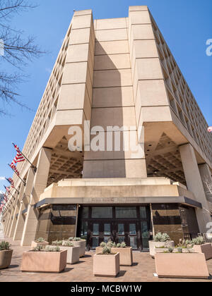 J.Edgar Hoover FBI-Gebäude an der Pennsylvania Avenue, Washington DC, USA Stockfoto