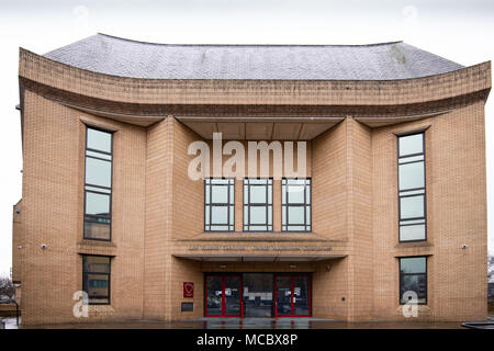 Cardiff Richter-gericht in Cardiff, Wales, UK. Stockfoto