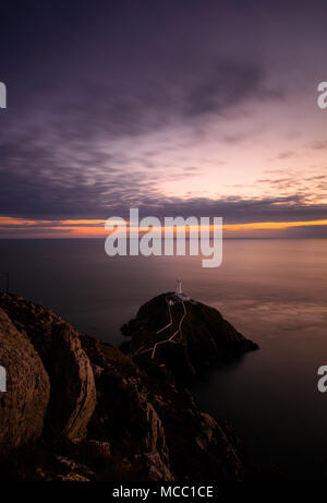 South Stack Leuchtturm, Anglesey Stockfoto