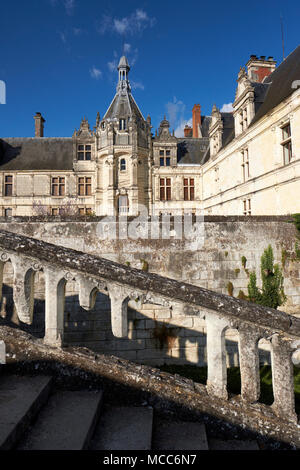 Das Schloss von Saint Aignan sur Cher in die Loire, Frankreich. Stockfoto