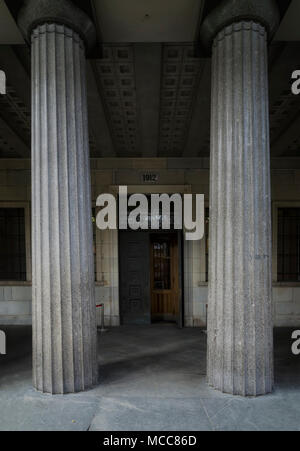 Moskau, Russland - NOVEMBER 2, 2017: Das Puschkin-Museum für bildende Künste in Moskau. Stockfoto