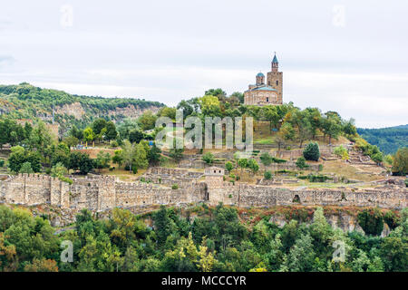 Festung Tsarevets in Veliko Tarnovo (Bulgarien) Stockfoto